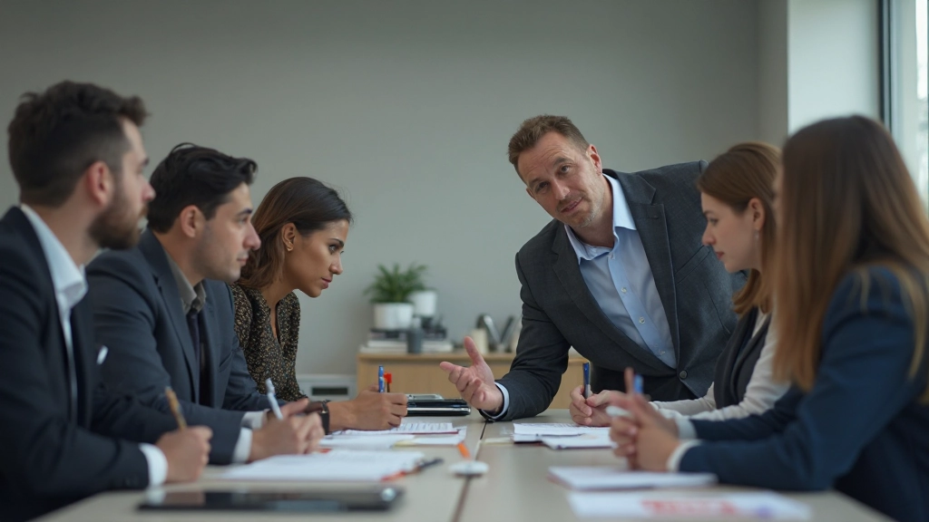 Преподаватель проводит интерактивное занятие со студентами, используя активное обучение