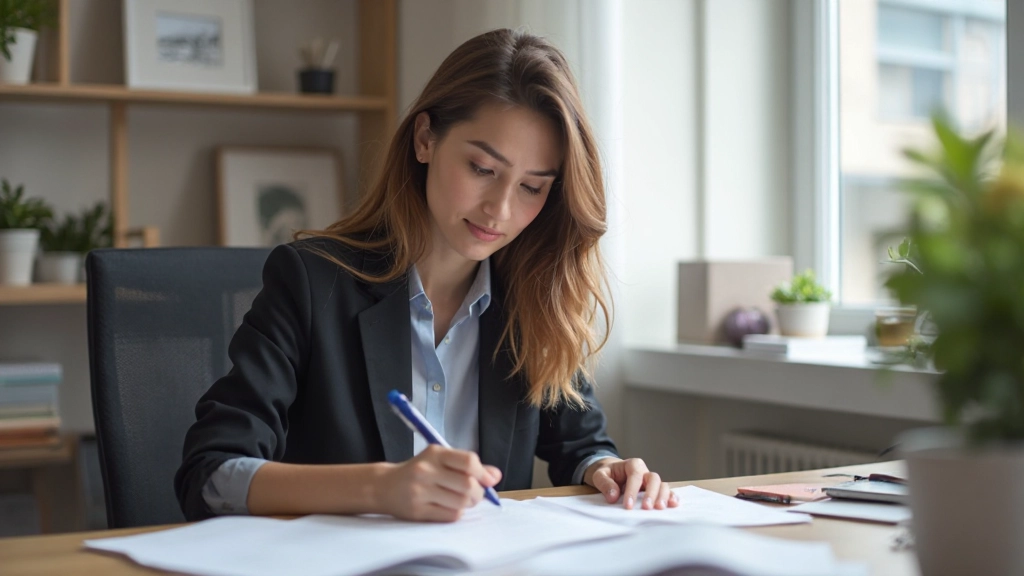 Профессиональный рабочий стол с методом Корнелла на бумаге